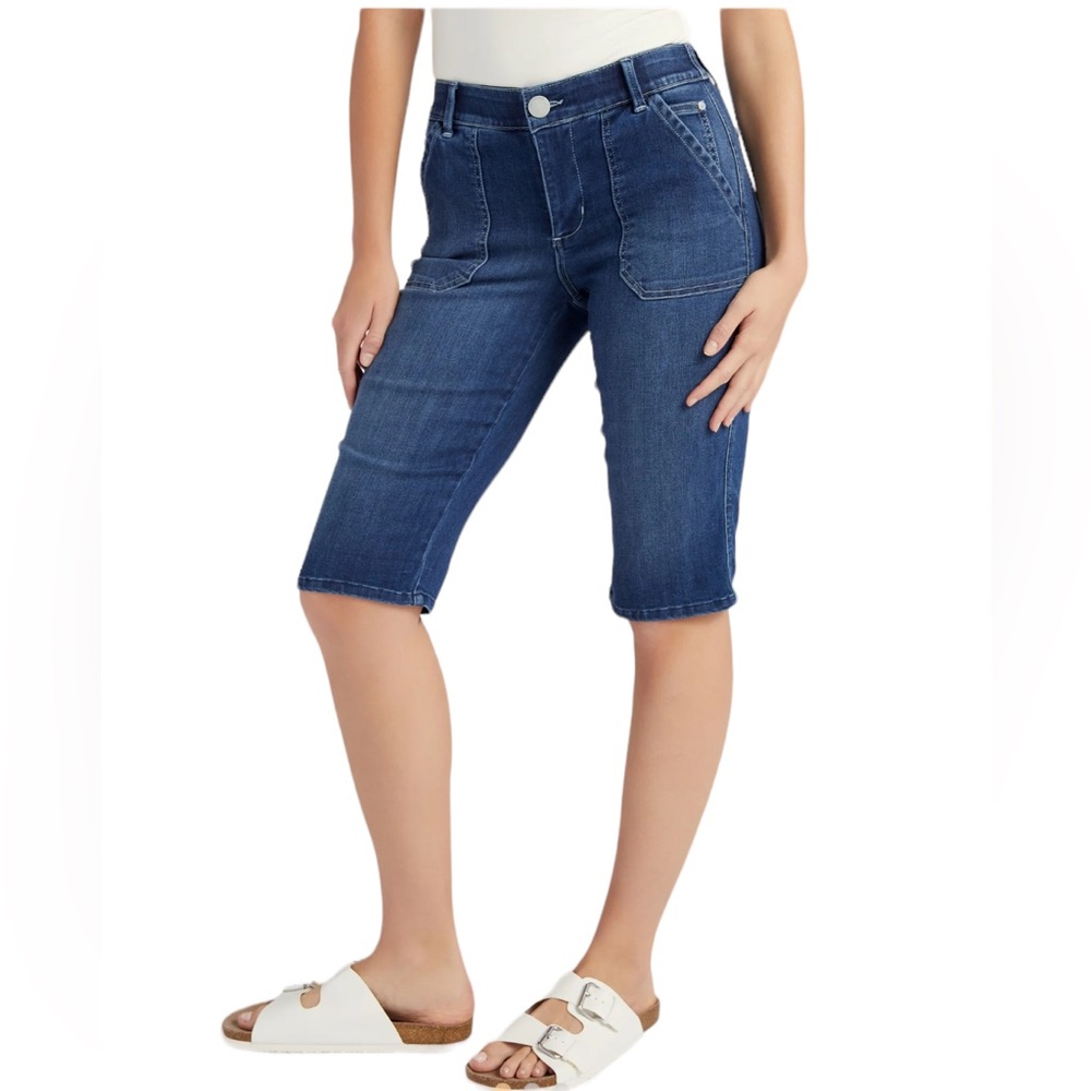Democracy Luxe Touch Ab Solutions High Rise Bermuda Shorts 8